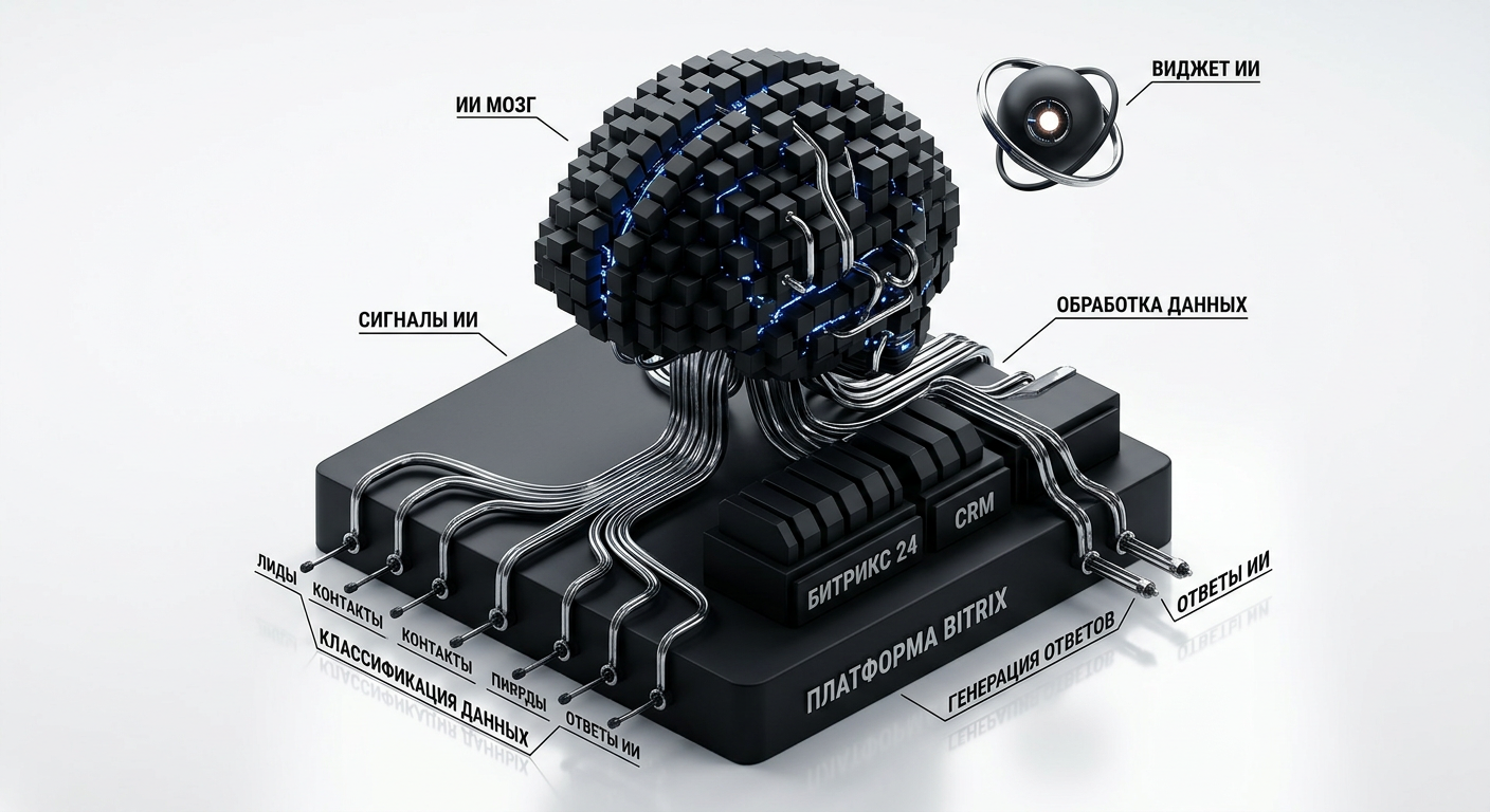 Интеграция ИИ в Bitrix и веб-системы